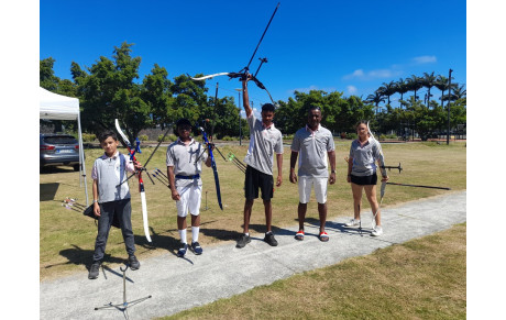 Visite de l'Adjoint au Sport de la Ville sur notre Terrain au Colosse